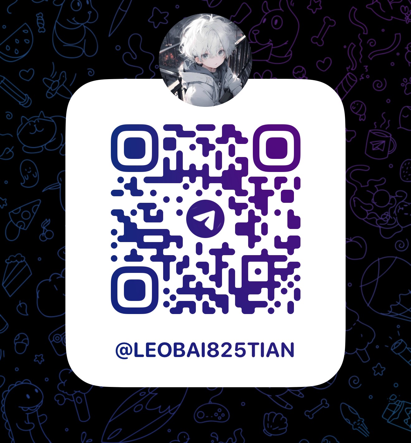 Telegram 频道二维码